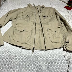 Eddie Bauer brand, color cream, Large in women